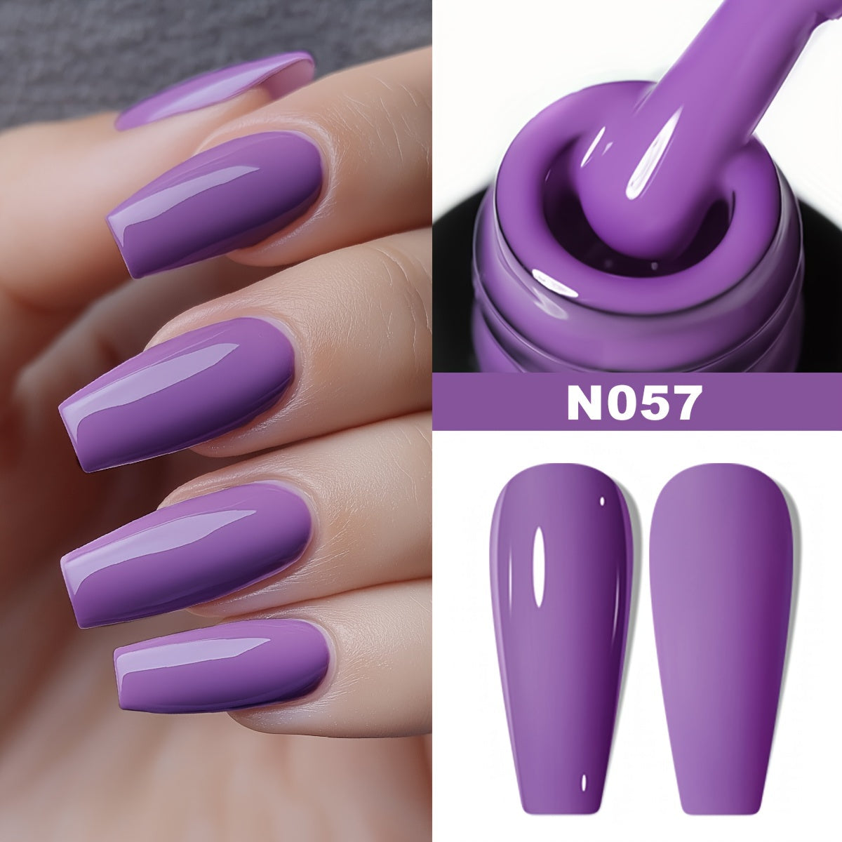 Monochrome Plastic Bottles / New Standard Plastic Bottle Bottom Glue / New Standard Plastic Bottle No-Wash Sealing Layer ---- Nail Polish Gel, New Styles for 2024, Autumn And Winter Trendy Colors, Specially Designed for Popul