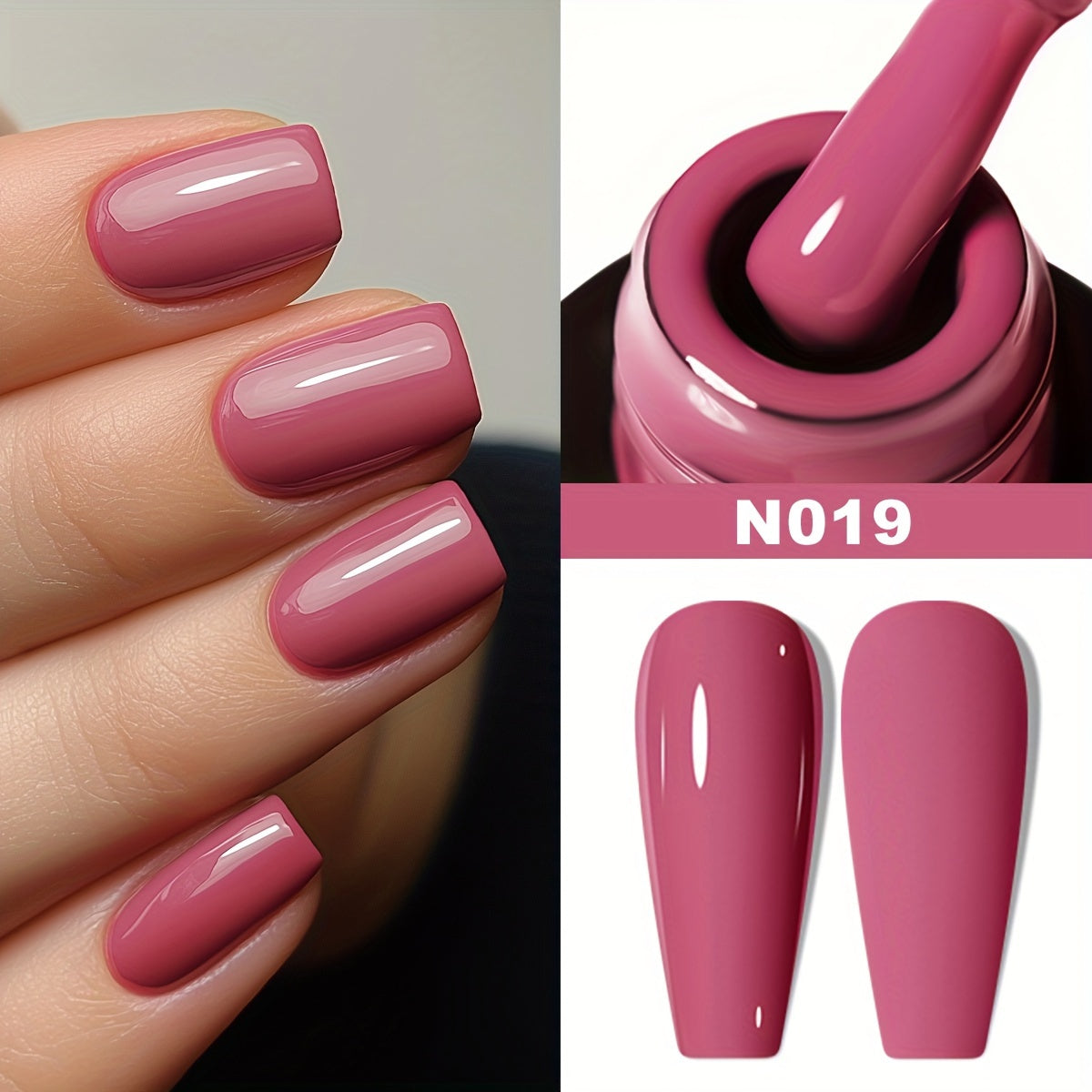 Monochrome Plastic Bottles / New Standard Plastic Bottle Bottom Glue / New Standard Plastic Bottle No-Wash Sealing Layer ---- Nail Polish Gel, New Styles for 2024, Autumn And Winter Trendy Colors, Specially Designed for Popul