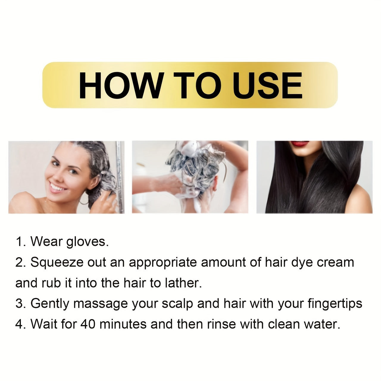 A Natural Plant-Based Hair Dye That Is Semi-Permanent, Easy to Apply, And Gentle on The Scalp. This Bubble Hair Treatment Is Suitable for Both Men And Women, Allowing for Quick At-Home Hair Coloring with a 30ML Pack Containin