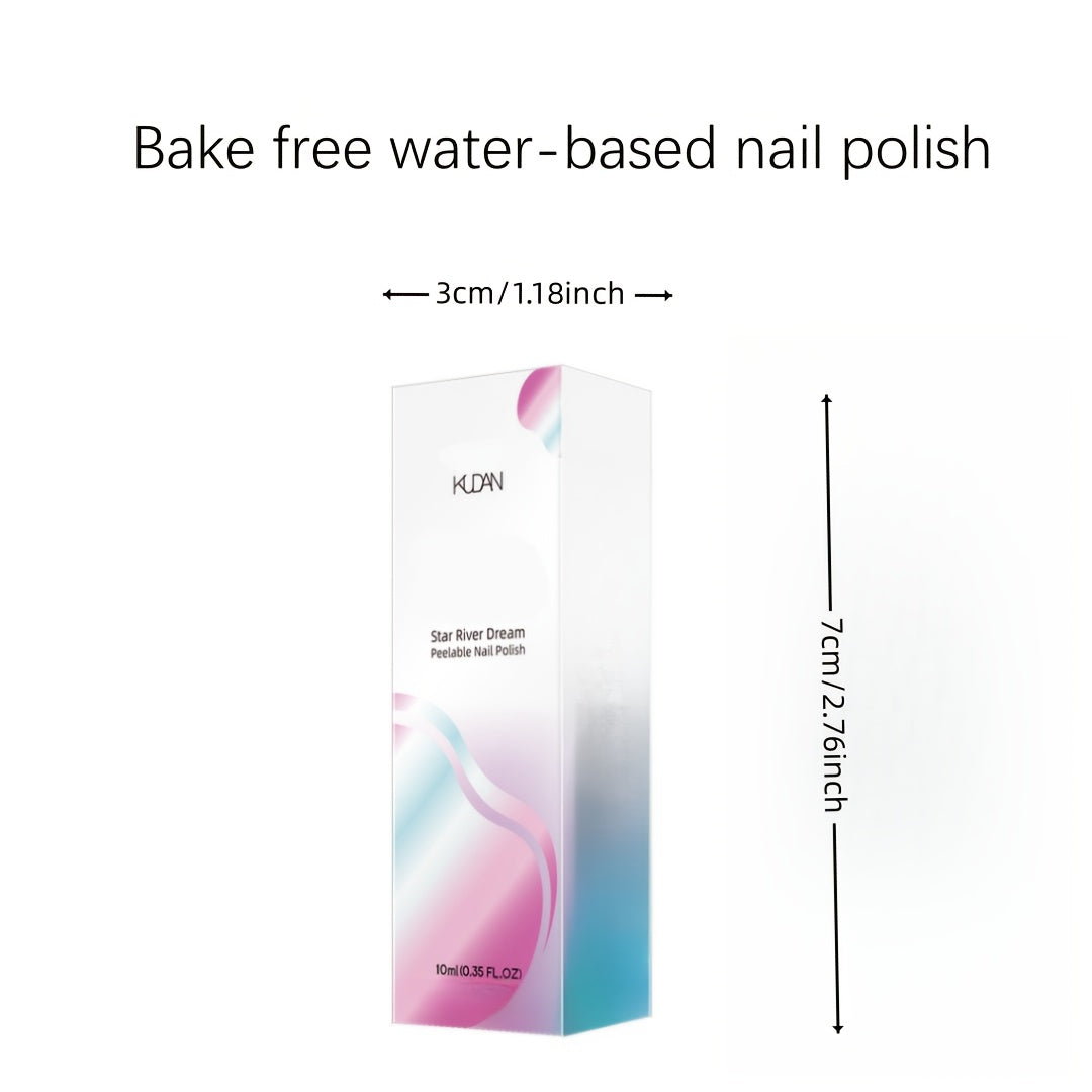 Water-Based Nail Polish - Quick-Dry, Long-Lasting, Peelable, Fast-Curing Manicure Nail Polish