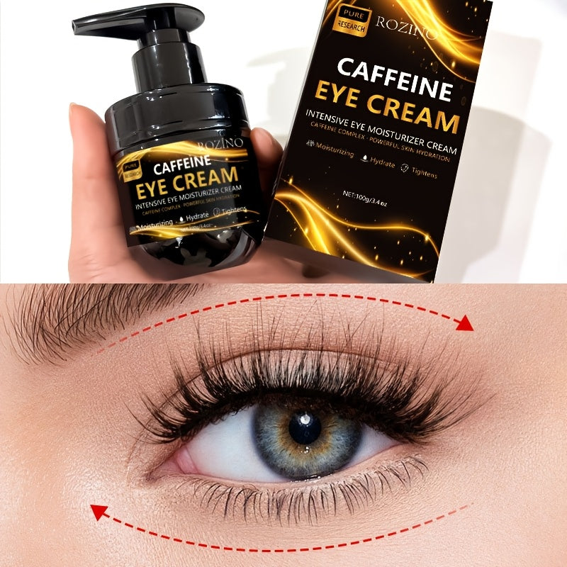 ROZINO Retinol Black Series Skincare 4pcs Set, Including Eye Cream, Face Cream, Neck Cream and Rich in Retinol Vitamin C, Moisturizing and Firming, Suitable for Face, Neck and Eye Area, Free from Fine Lines, Suitable for All