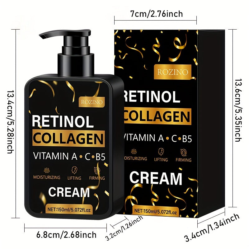 150ml Instant lift Firms collagen face cream, Instant facial lift cream, rich in collagen, super moisturizing, brighten Light Beige, Softens Light Beige, look reducing dark spots and Wrinkles appear, improving facial dullness