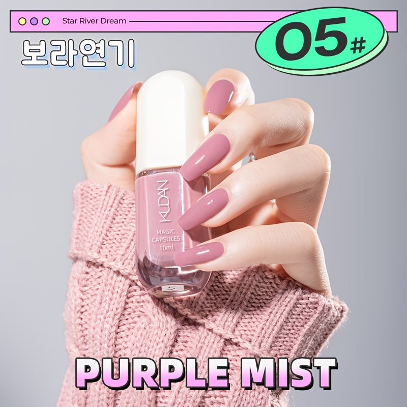 Water-Based Nail Polish - Quick-Drying, Durable, Peelable, And Easy to Apply for Beautiful Nails.