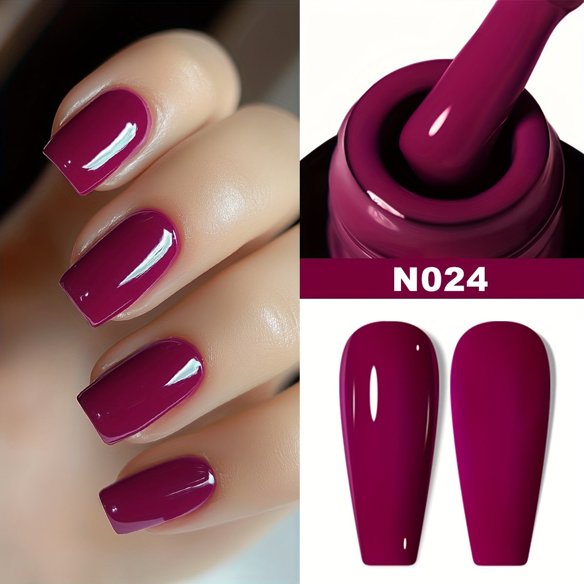 Monochrome Plastic Bottles / New Standard Plastic Bottle Bottom Glue / New Standard Plastic Bottle No-Wash Sealing Layer ---- Nail Polish Gel, New Styles for 2024, Autumn And Winter Trendy Colors, Specially Designed for Popul