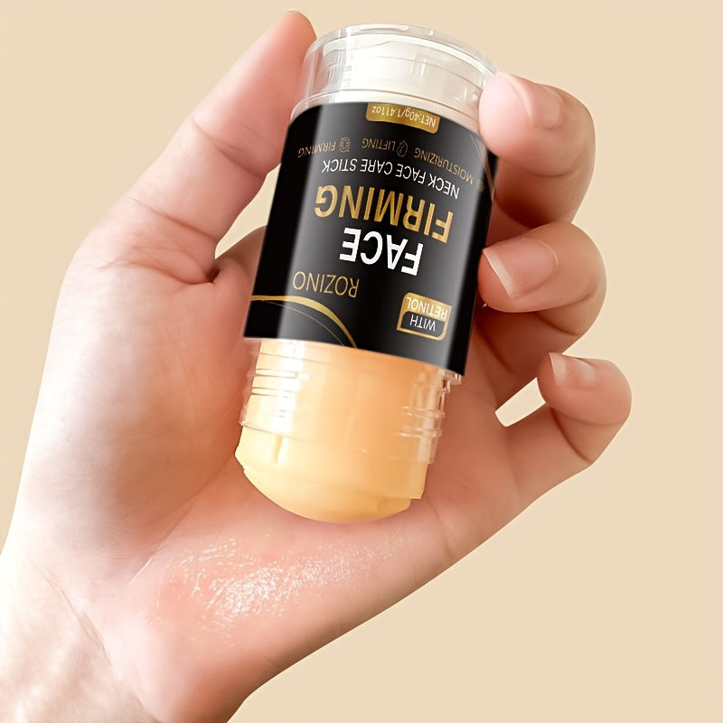 ROZINO Retinol Black Series Skincare 4pcs Set, Including Eye Cream, Face Cream, Neck Cream and Rich in Retinol Vitamin C, Moisturizing and Firming, Suitable for Face, Neck and Eye Area, Free from Fine Lines, Suitable for All