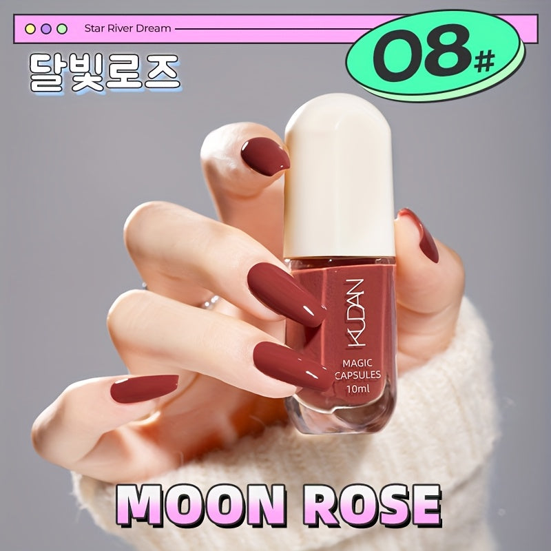 Water-Based Nail Polish - Quick-Drying, Durable, Peelable, And Easy to Apply for Beautiful Nails.