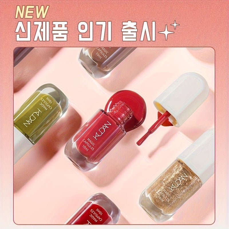 Water-Based Nail Polish - Quick-Drying, Durable, Peelable, And Easy to Apply for Beautiful Nails.