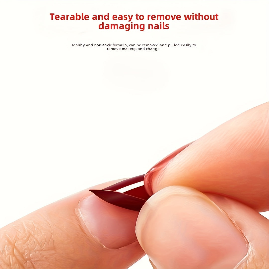 Water-Based Nail Polish - Quick-Drying, Durable, Peelable, And Easy to Apply for Beautiful Nails.