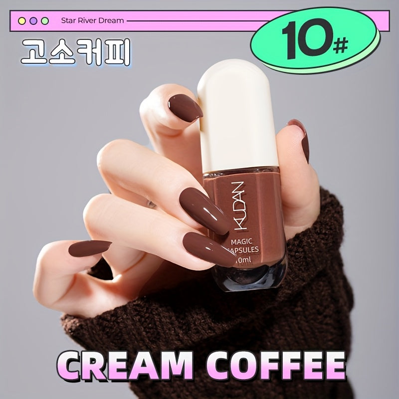 Water-Based Nail Polish - Quick-Drying, Durable, Peelable, And Easy to Apply for Beautiful Nails.