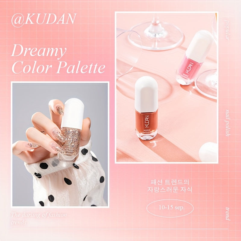 Water-Based Nail Polish - Quick-Drying, Durable, Peelable, And Easy to Apply for Beautiful Nails.