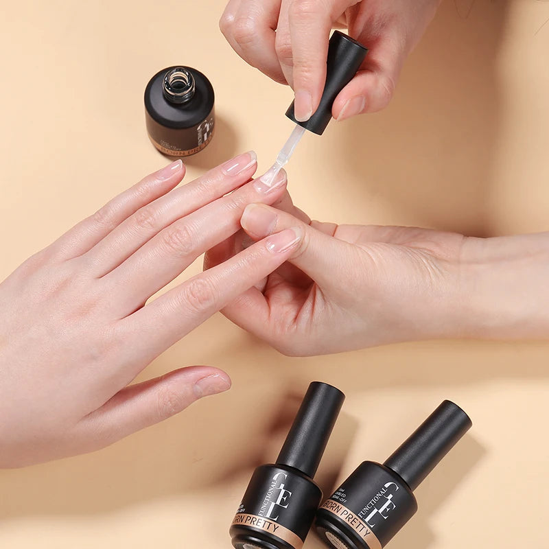 BORN PRETTY 15ml Function Gel Base Super Top Coat Reinforcement Gel Rubber Base Gel Soak Off UV LED Semi-Permanant Varnish
