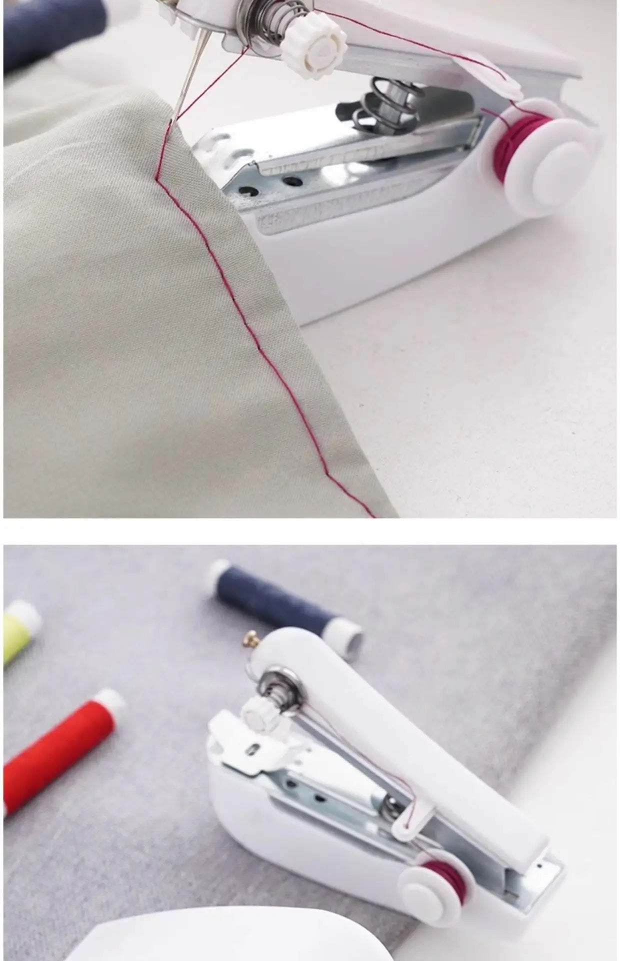 Portable Mini Cordless Stitch Machines Manual Sewing Machine Useful for DIY Household Clothes Leather Handheld Tools Accessories