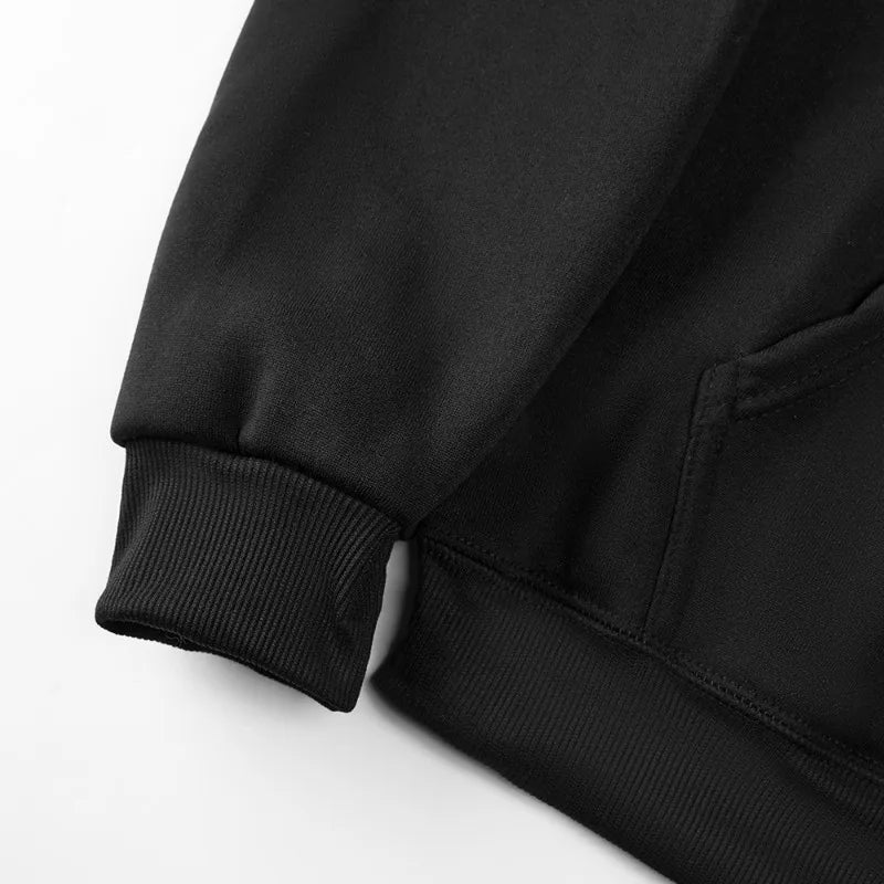 Women's Drop Shoulder Fleece Hoodie with New Back Letter Print