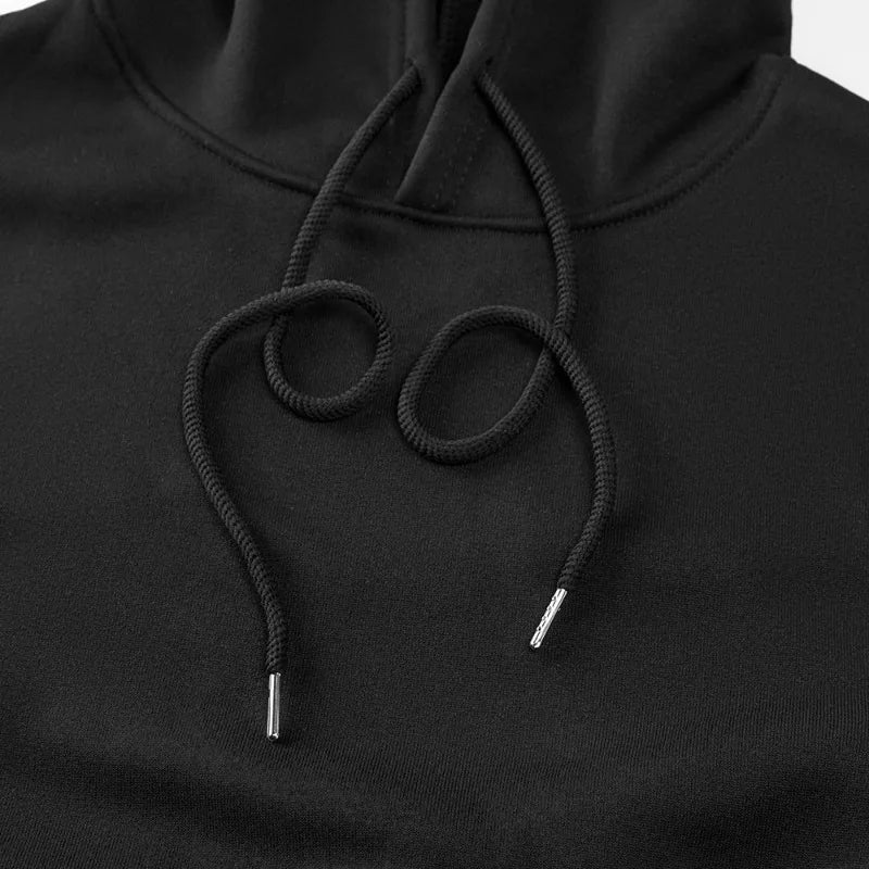 Women's Drop Shoulder Fleece Hoodie with New Back Letter Print