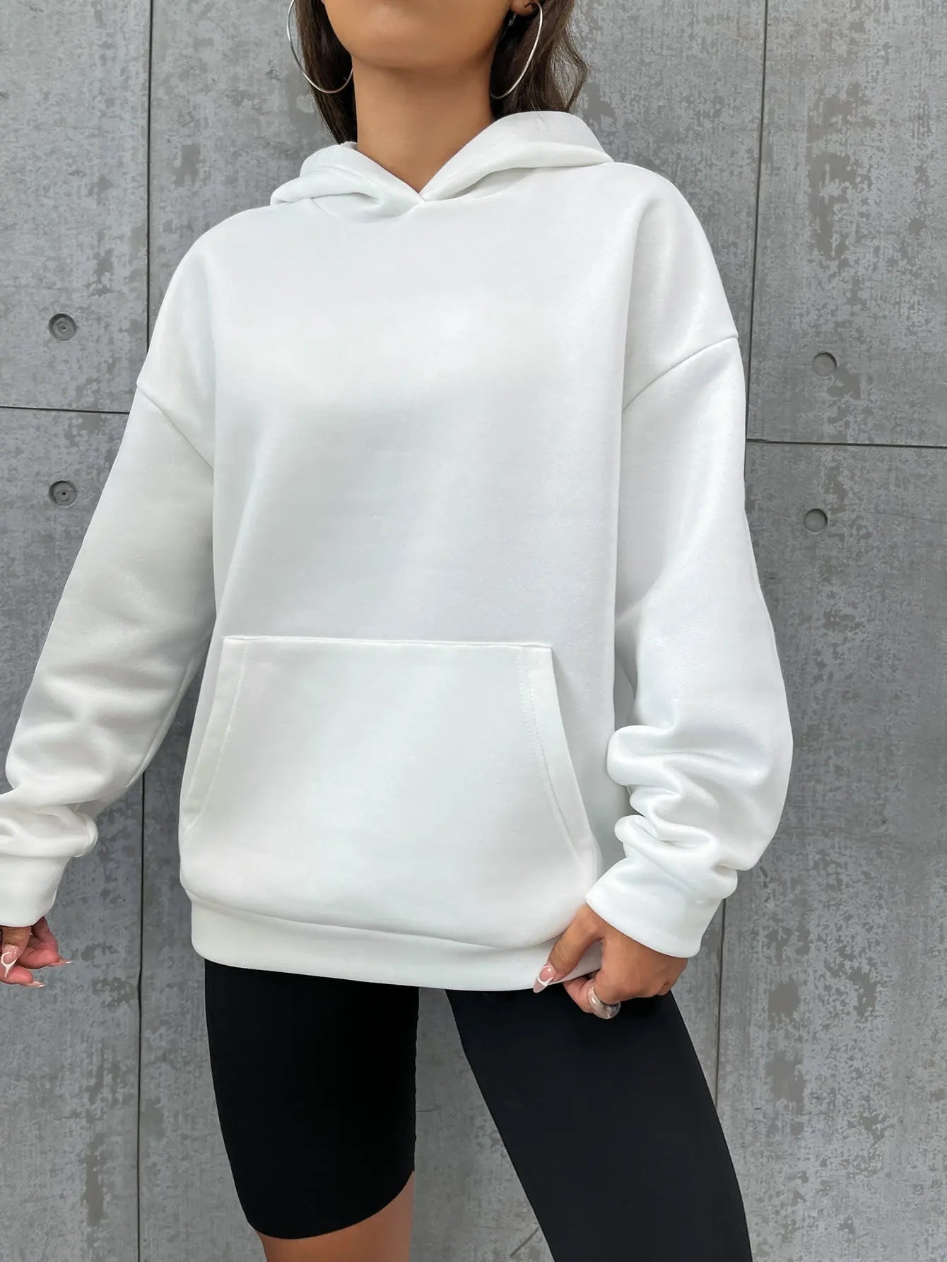 Every Thing Will Be Okay Creative Letter Hoody Female Casual Pocket Hoodie Fashion Loose Clothes Warm Comfortable Pullover