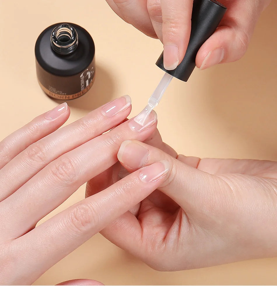 BORN PRETTY 15ml Function Gel Base Super Top Coat Reinforcement Gel Rubber Base Gel Soak Off UV LED Semi-Permanant Varnish
