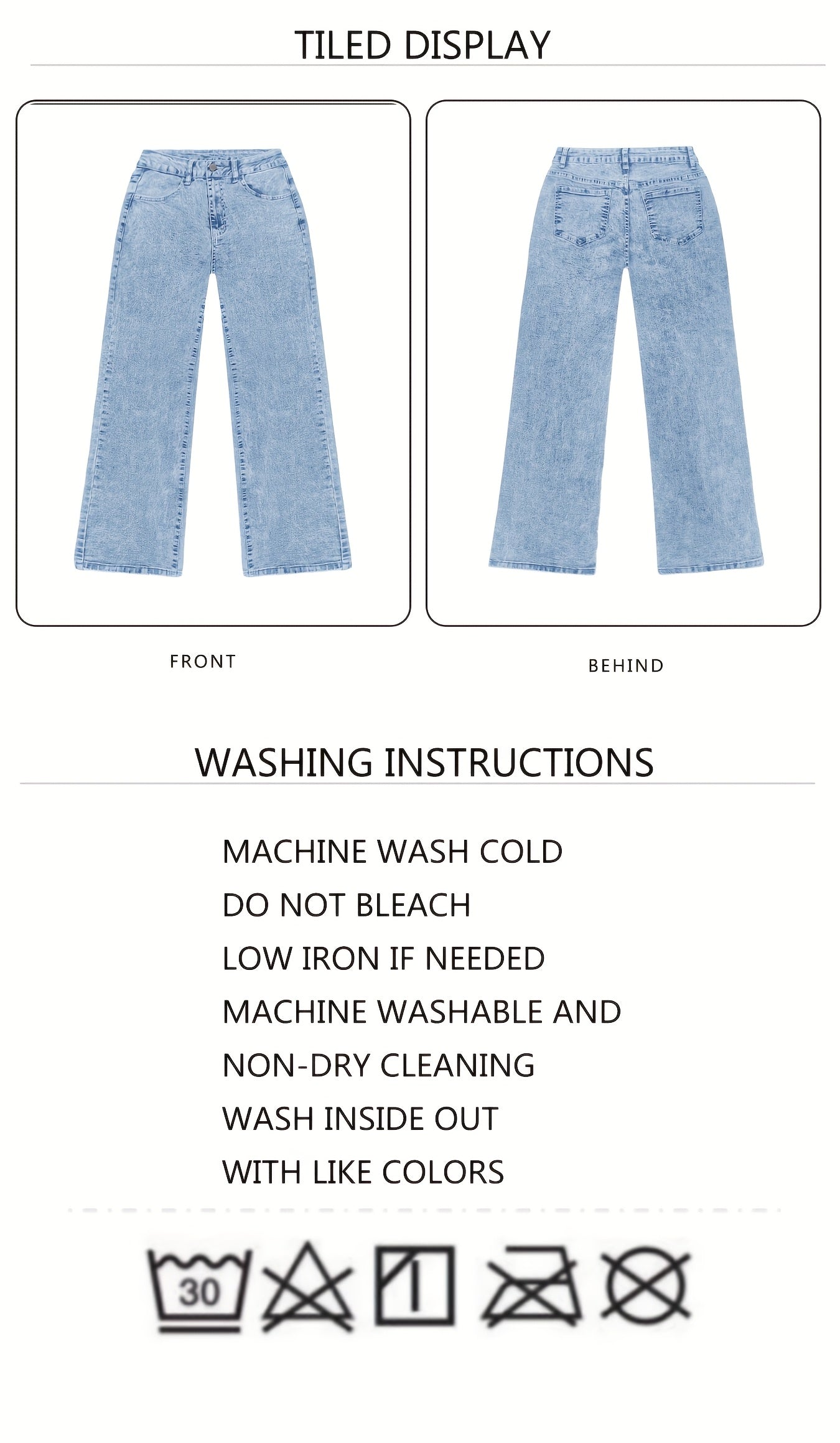 Women's 2025 new stretch loose wide leg straight jeans. acid wash light blue tummy control casual pants with pockets, high waisted comfort solid color pantalones, elegant ladies' clothing, denim trousers fit for travel, work