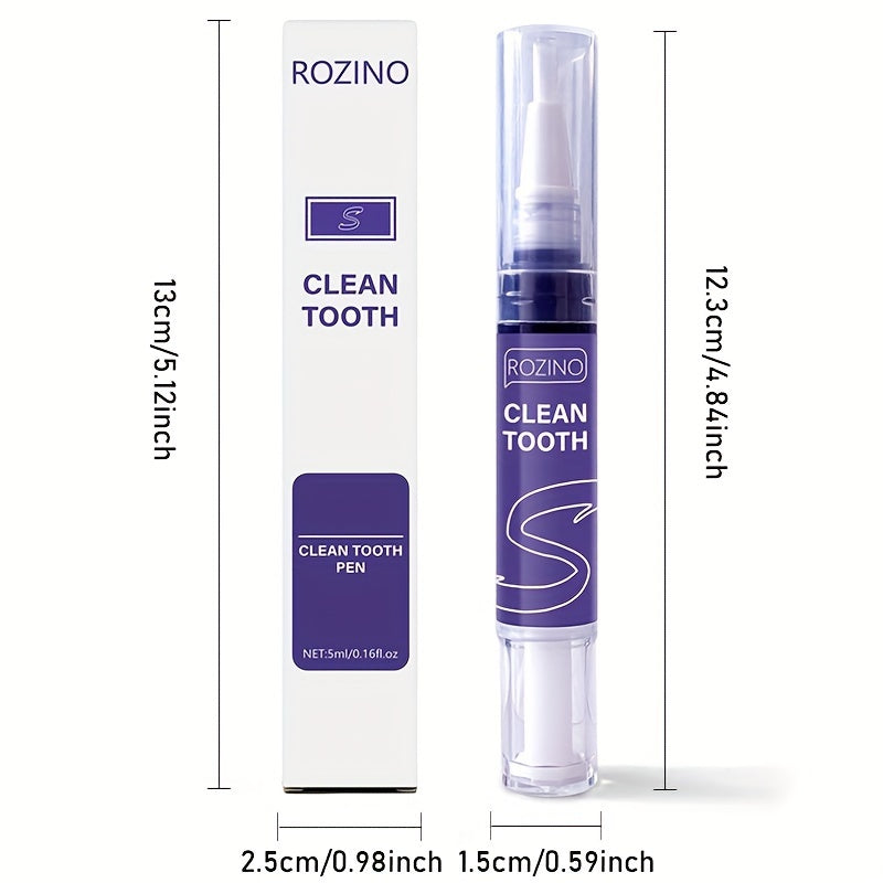 Purple Teeth Four-Piece Set, Toothpaste and Powder Whitening Pen, Brightens Teeth, Eliminates Bad Breath Stains and Odor, Daily Oral Cleaning for Fresh Breath, Cares for Gums, Boosts Confidence in Smile, Suitable for All Ages