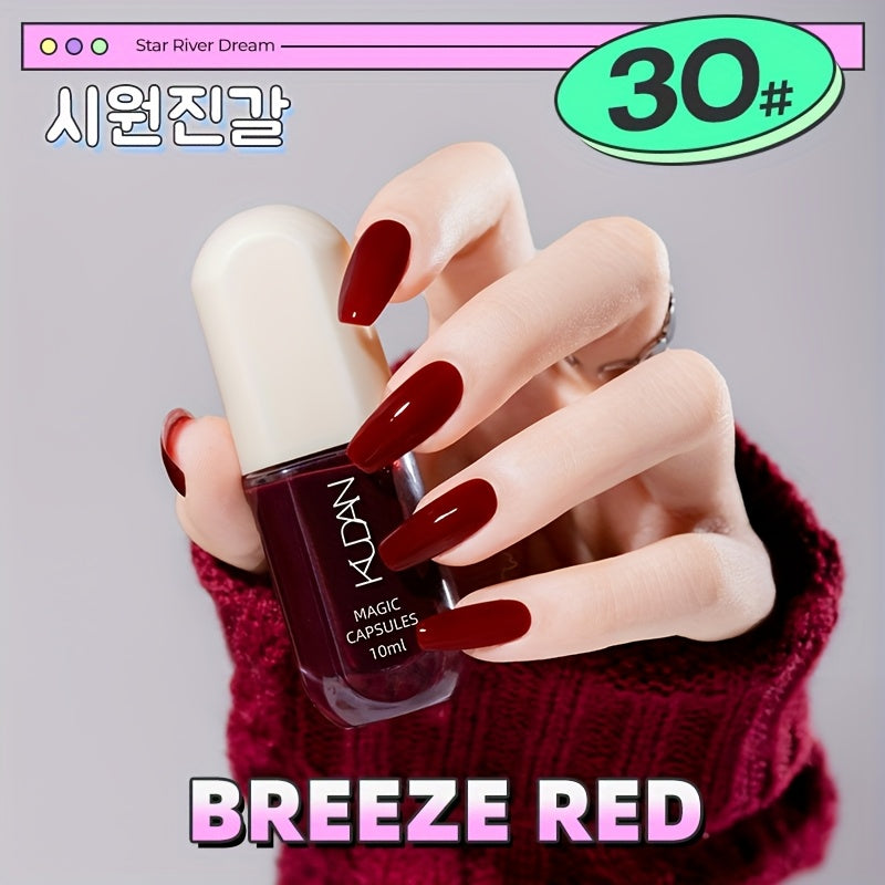 Water-Based Nail Polish - Quick-Drying, Durable, Peelable, And Easy to Apply for Beautiful Nails.