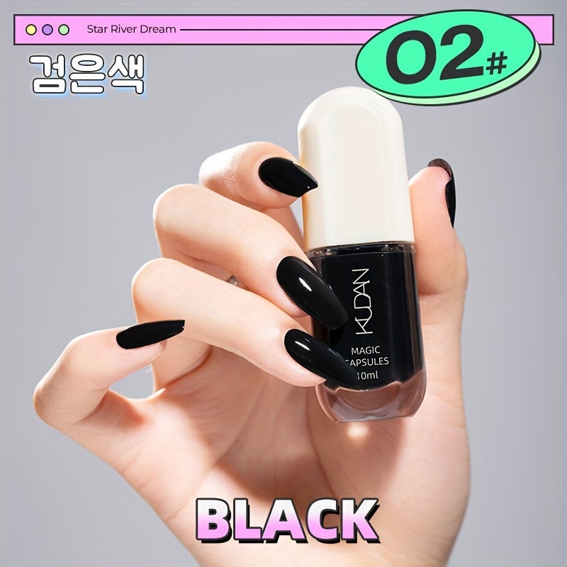 Water-Based Nail Polish - Quick-Drying, Durable, Peelable, And Easy to Apply for Beautiful Nails.