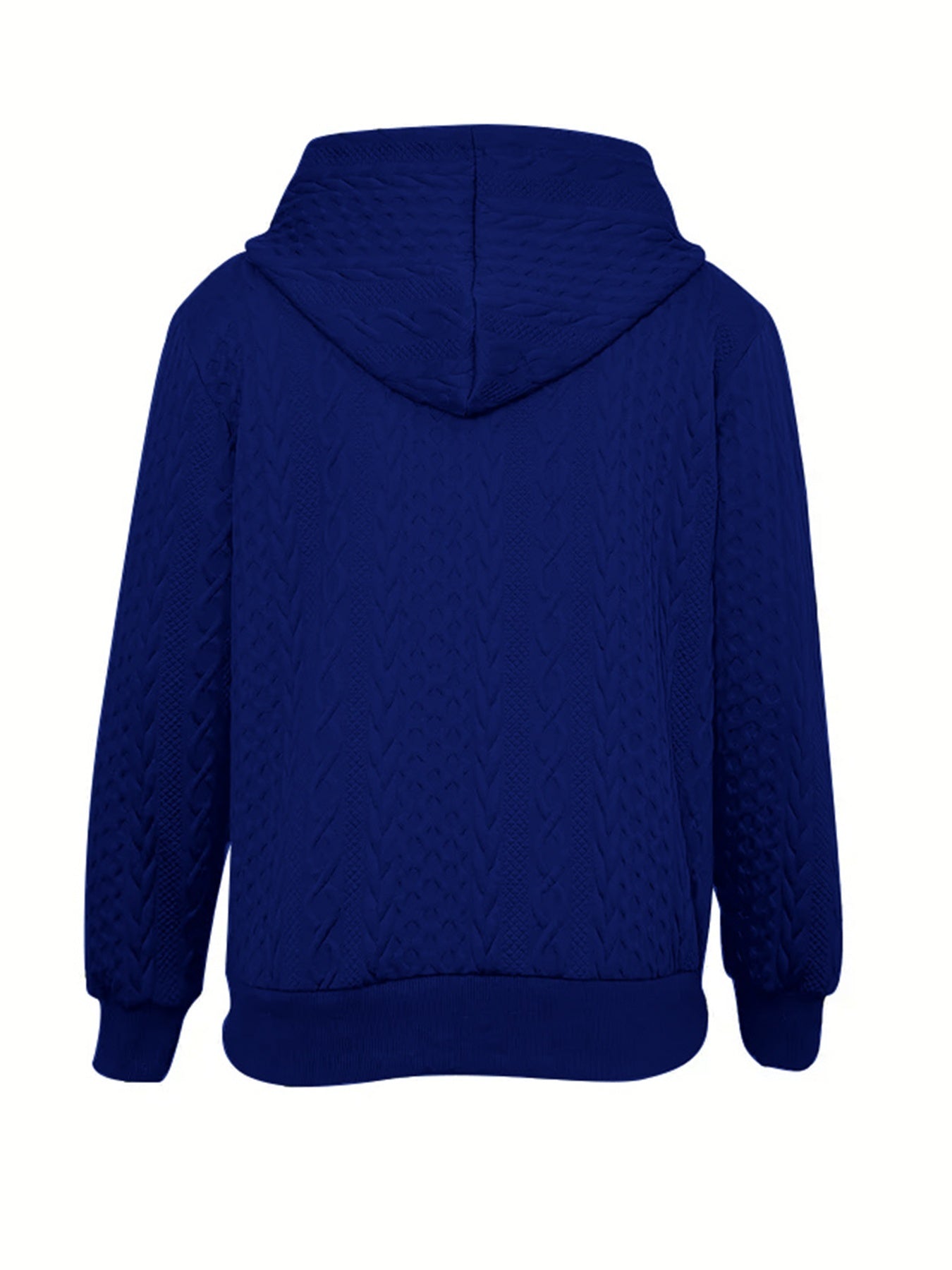Stylish and Elegant 2025 Autumn/Winter New Arrival Solid Color Casual Jacket, Light Beige-Friendly Fabric Open Front Hooded Coat with Zipper Drawstring Long Sleeve Women's Pullover