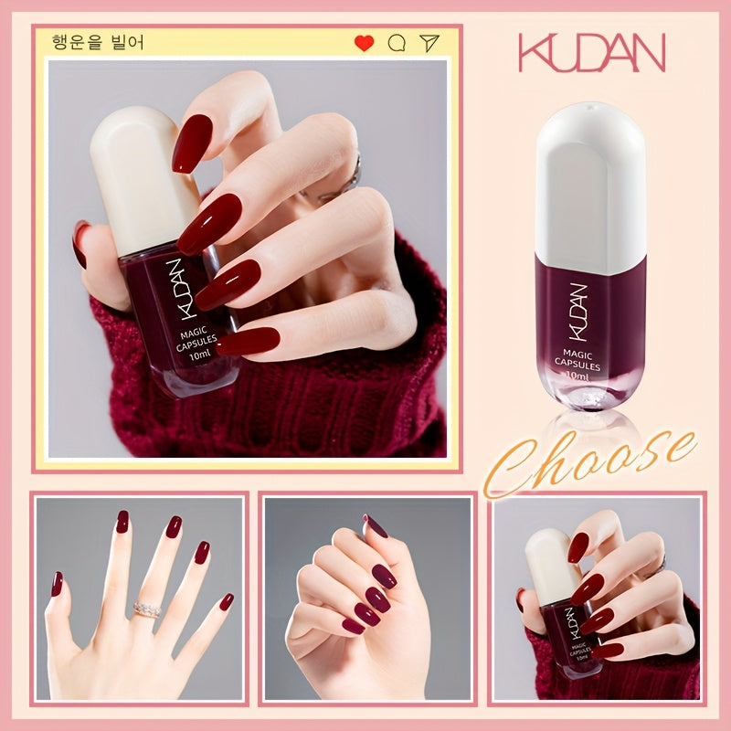 Water-Based Nail Polish - Quick-Drying, Durable, Peelable, And Easy to Apply for Beautiful Nails.