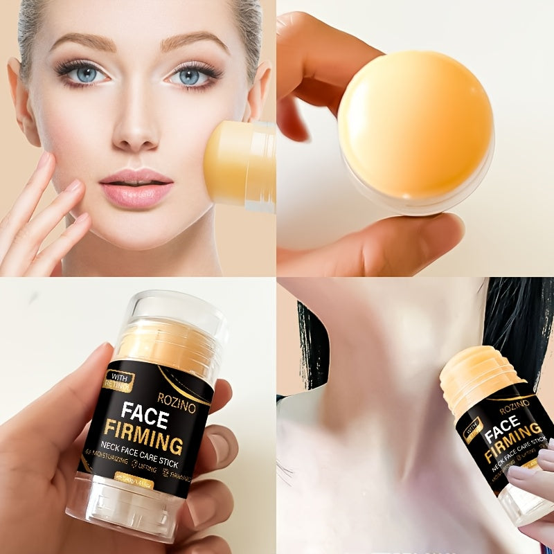 ROZINO Retinol Black Series Skincare 4pcs Set, Including Eye Cream, Face Cream, Neck Cream and Rich in Retinol Vitamin C, Moisturizing and Firming, Suitable for Face, Neck and Eye Area, Free from Fine Lines, Suitable for All