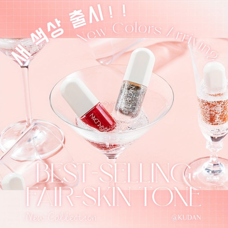 Water-Based Nail Polish - Quick-Drying, Durable, Peelable, And Easy to Apply for Beautiful Nails.