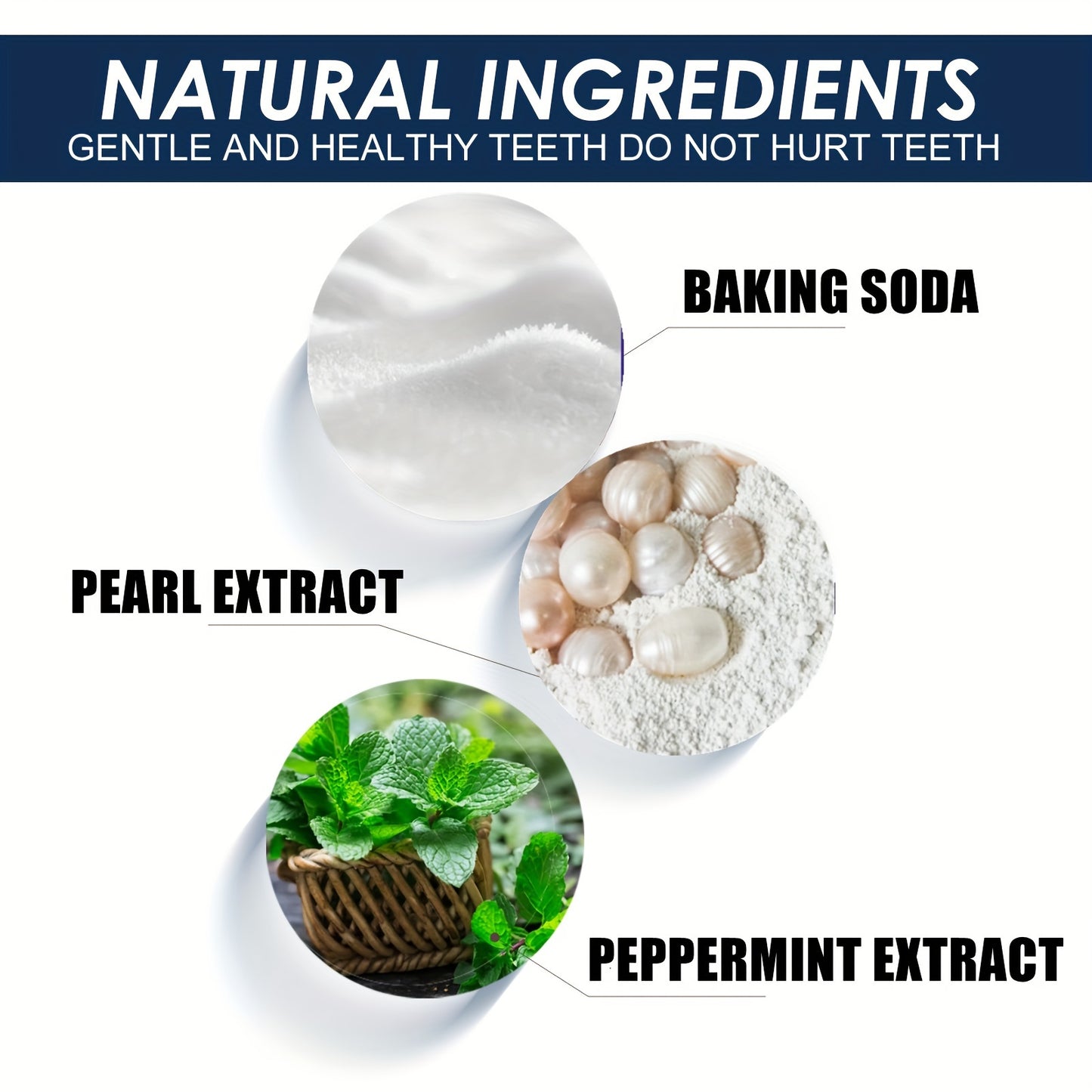 Teeth Whitening Powder, Tooth Cleaning Powder, Fresh Mint Flavor, Effective Shine And Deep Cleaning Toothpowder