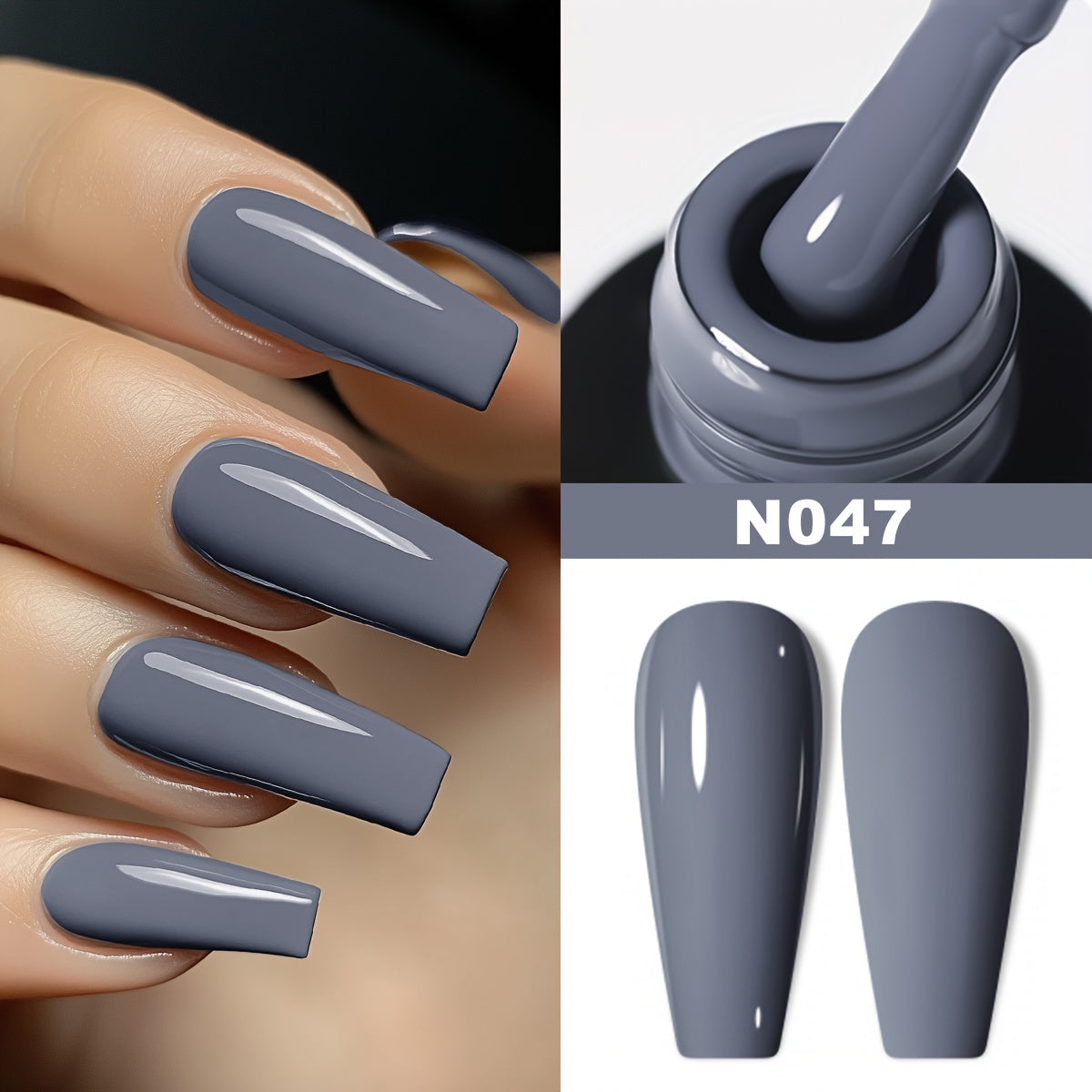 Monochrome Plastic Bottles / New Standard Plastic Bottle Bottom Glue / New Standard Plastic Bottle No-Wash Sealing Layer ---- Nail Polish Gel, New Styles for 2024, Autumn And Winter Trendy Colors, Specially Designed for Popul