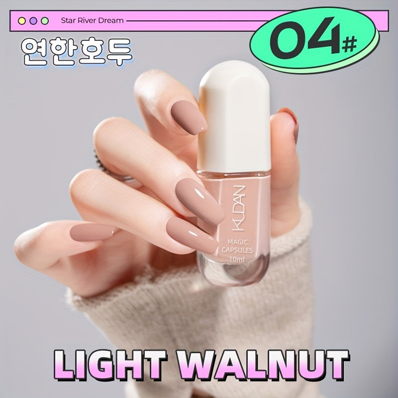 Water-Based Nail Polish - Quick-Drying, Durable, Peelable, And Easy to Apply for Beautiful Nails.