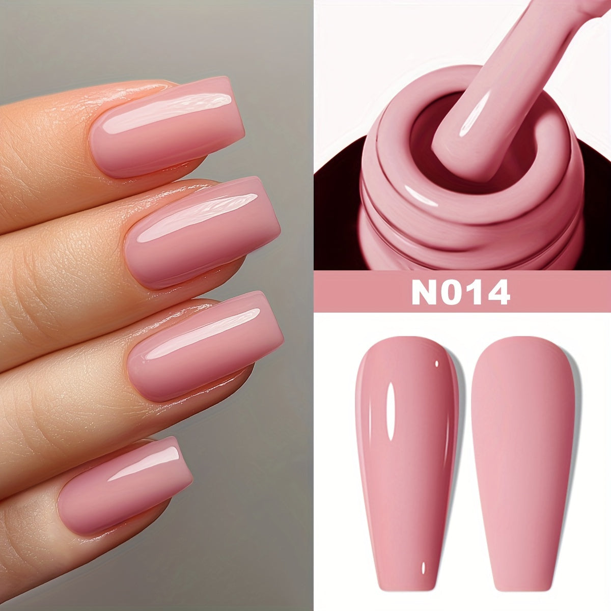 Monochrome Plastic Bottles / New Standard Plastic Bottle Bottom Glue / New Standard Plastic Bottle No-Wash Sealing Layer ---- Nail Polish Gel, New Styles for 2024, Autumn And Winter Trendy Colors, Specially Designed for Popul