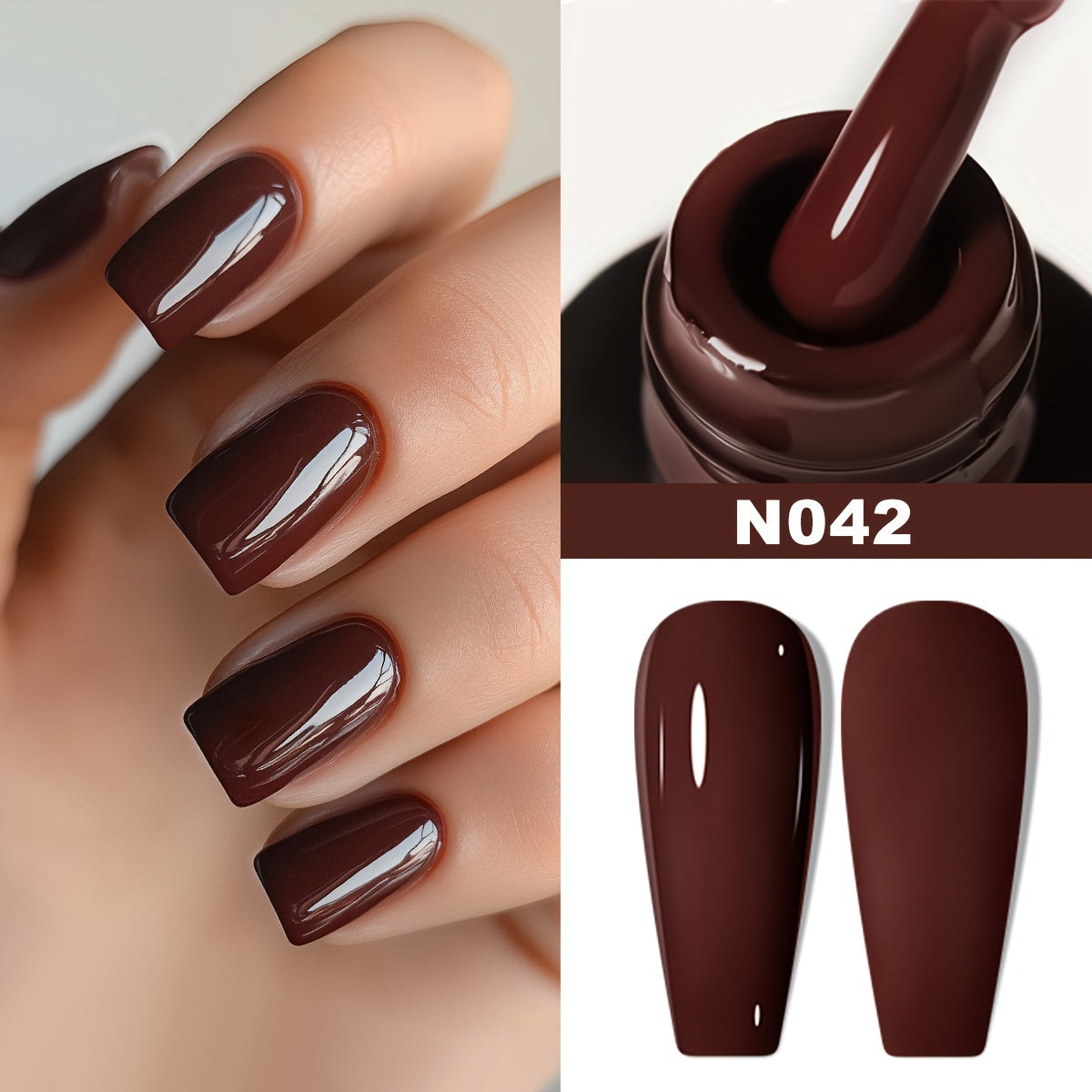 Monochrome Plastic Bottles / New Standard Plastic Bottle Bottom Glue / New Standard Plastic Bottle No-Wash Sealing Layer ---- Nail Polish Gel, New Styles for 2024, Autumn And Winter Trendy Colors, Specially Designed for Popul