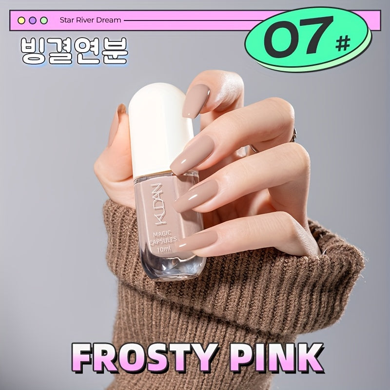 Water-Based Nail Polish - Quick-Drying, Durable, Peelable, And Easy to Apply for Beautiful Nails.