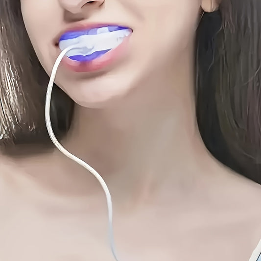 1pc USB-Powered Teeth Light with Fast-Acting Blue LED - Professional Dental-Level at Home, USB Plug-in (No Batteries Needed) - Ergonomic Teeth whitener forSensitive Gums & Quick Results - Ideal Teeth Care Gift for Women/Men -