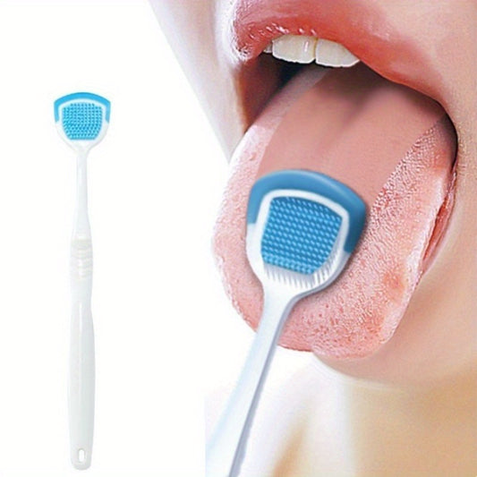 1pc ProClean Tongue Scraper for Adults - Gentle Tongue Cleaner with Wider Design & Anti-Slip Grip, Removes to Eliminate Bad Breath, Freshen Mouth, Promote Oral Hygiene - Daily Oral Care Essential, Halitosis, Comfortable Grip,