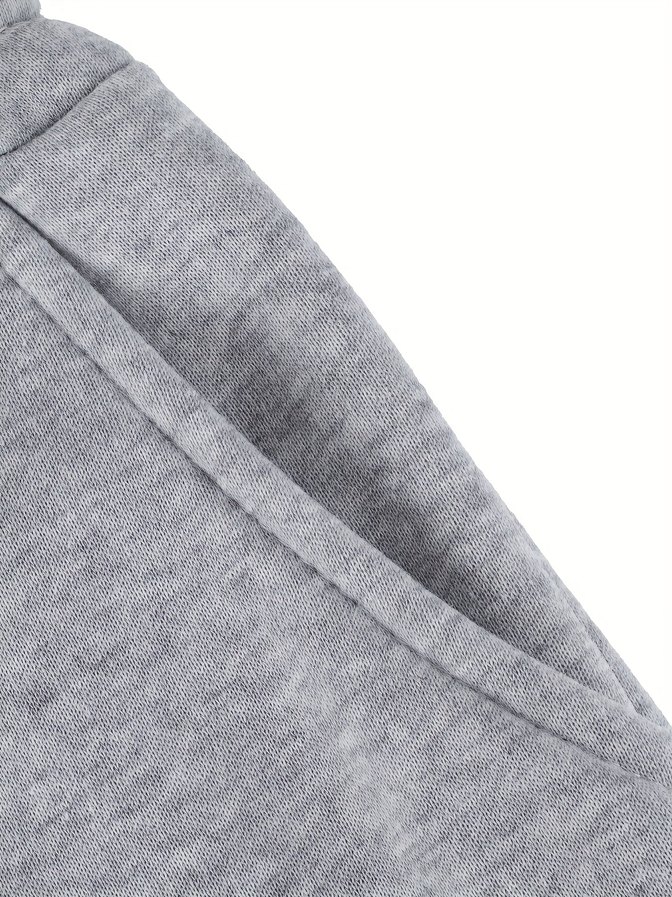 FLS0334 -Lined European and American Women's Long Pants, Loose-Fit Autumn/Winter Workwear Drawstring Casual Sweatpants