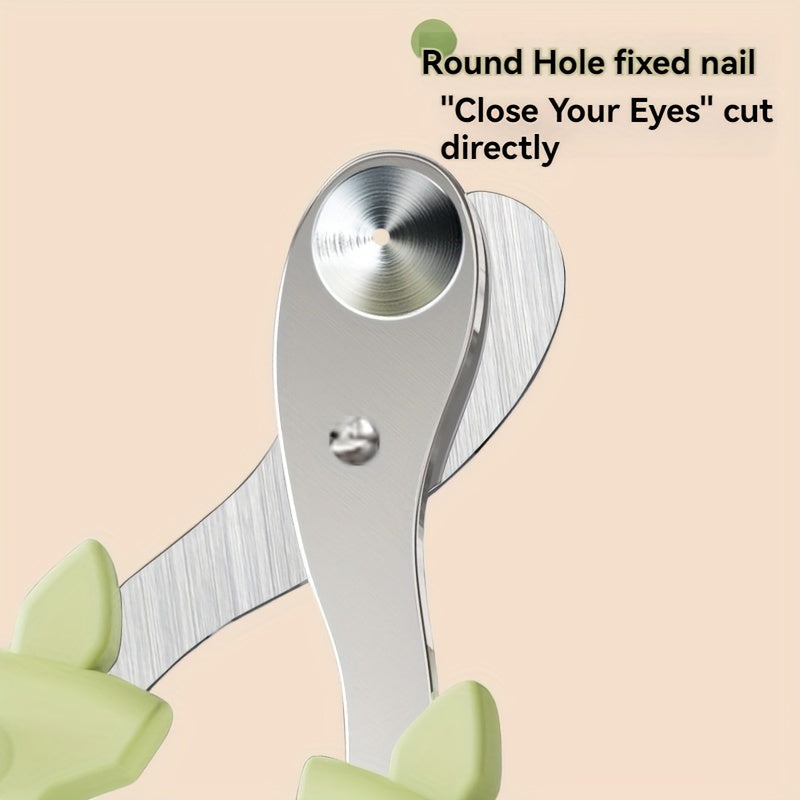 1pc Professional Cat Nail Clippers With Safety Guard, Round Hole Anti Bleeding, Perfect For Cats Of All Sizes And Breeds