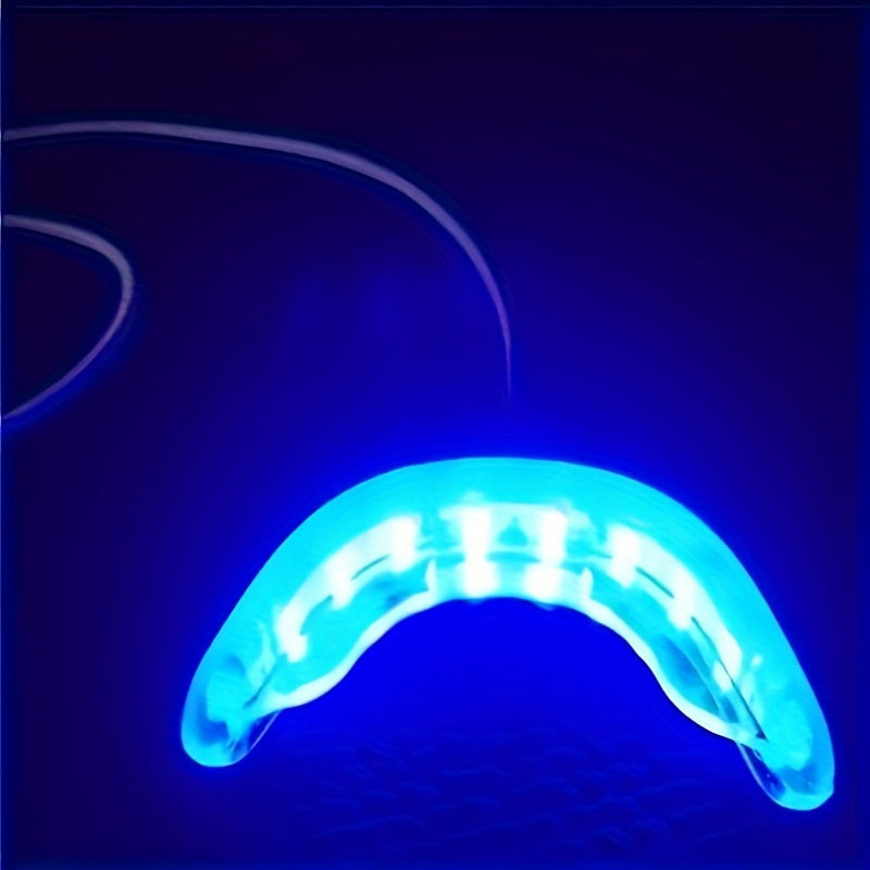 1pc USB-Powered Teeth Light with Fast-Acting Blue LED - Professional Dental-Level at Home, USB Plug-in (No Batteries Needed) - Ergonomic Teeth whitener forSensitive Gums & Quick Results - Ideal Teeth Care Gift for Women/Men -