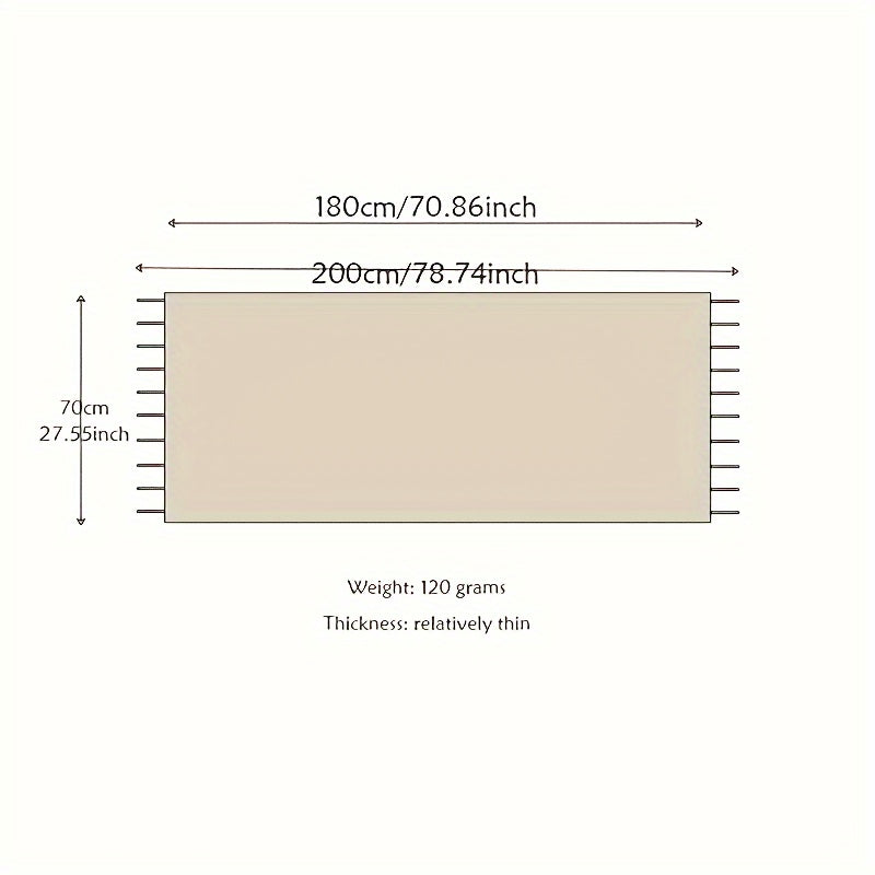 1pc Autumn and Winter Classic Plain Color Neutral Scarf Suitable for Men and Women, Elegant and Soft Warm Tassel Shawl Headscarf, Autumn and Winter Cold Protection Versatile Scarf, Suitable as a Gift