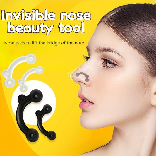 2 Sets, Nose Pad Enhancer - Beauty Nose Clip - Nose Lift Shaping Clip Nose Bridge Orthotics