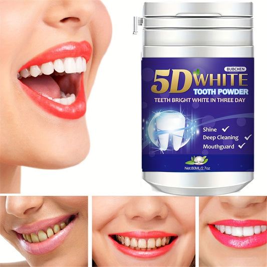 Teeth Whitening Powder, Tooth Cleaning Powder, Fresh Mint Flavor, Effective Shine And Deep Cleaning Toothpowder