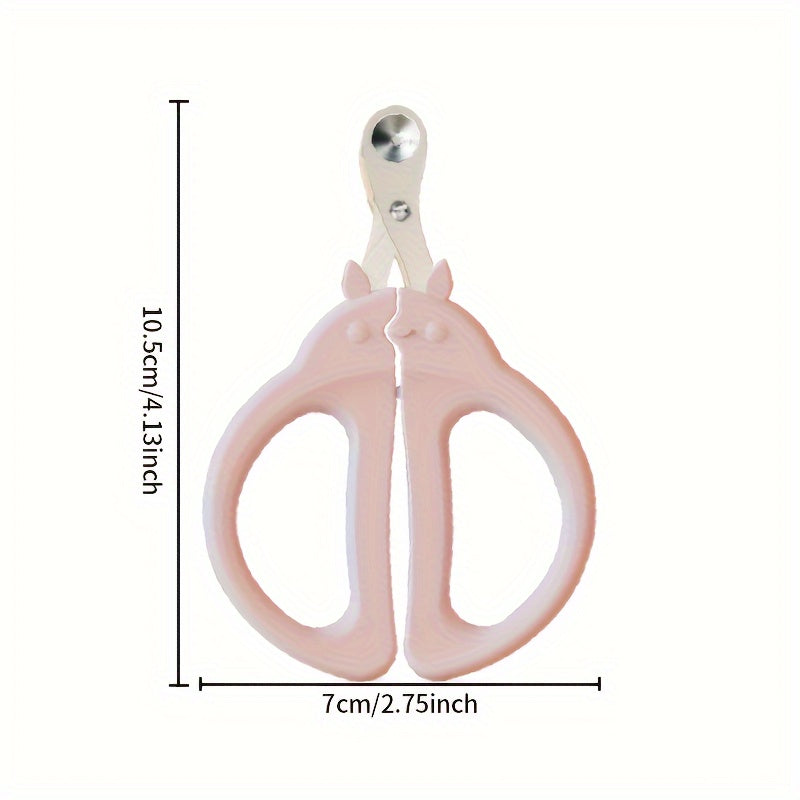 1pc Professional Cat Nail Clippers With Safety Guard, Round Hole Anti Bleeding, Perfect For Cats Of All Sizes And Breeds