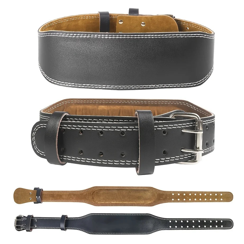 Waist Support Weight Lifting Belts 10cm-15cm Sports Safety Belt Protection Fitness Deep Squat Hard Pull Weightlifting Belt PU Le