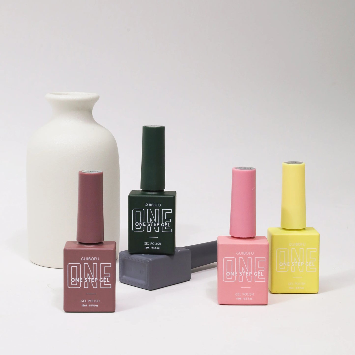 3in1 Gel One Step Gel (no need topcoat and basecoat) 27 colors Series 15ml Gel Nail Polish Set Fall Shine Finish Semi Permanent