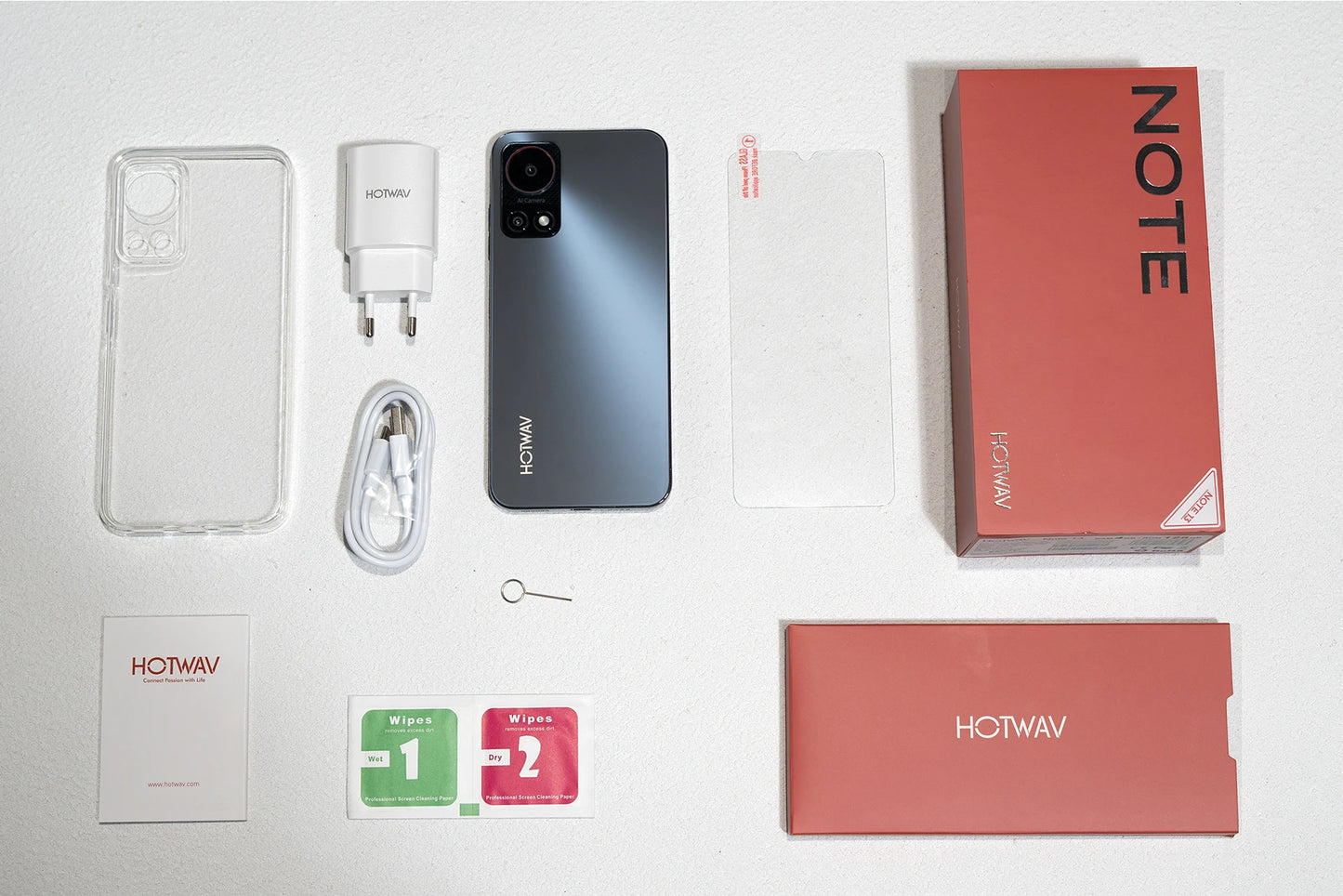 HOTWAV Note 13 Mobile Phone 6.6'' HD+ 90Hz Display 4GB 128GB Octa-Core Smartphone 50MP 5160mAh Android 13 Cellphone