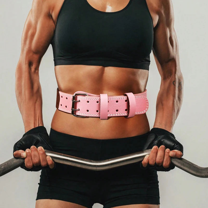 Waist Support Weight Lifting Belts 10cm-15cm Sports Safety Belt Protection Fitness Deep Squat Hard Pull Weightlifting Belt PU Le