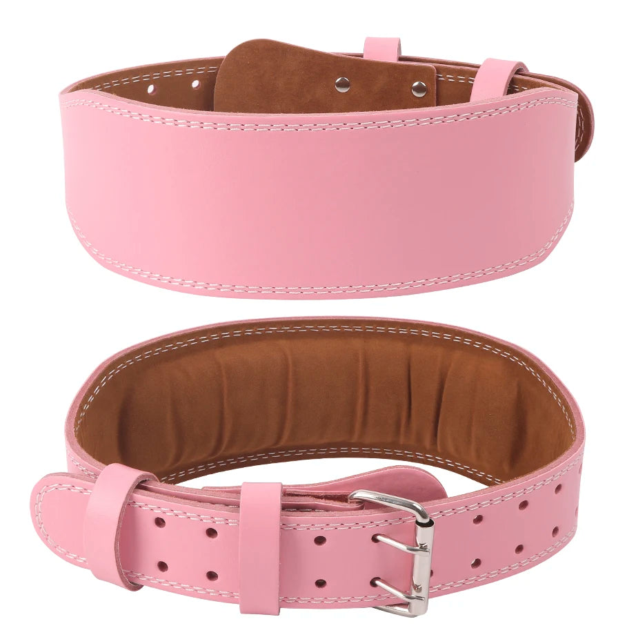 Waist Support Weight Lifting Belts 10cm-15cm Sports Safety Belt Protection Fitness Deep Squat Hard Pull Weightlifting Belt PU Le