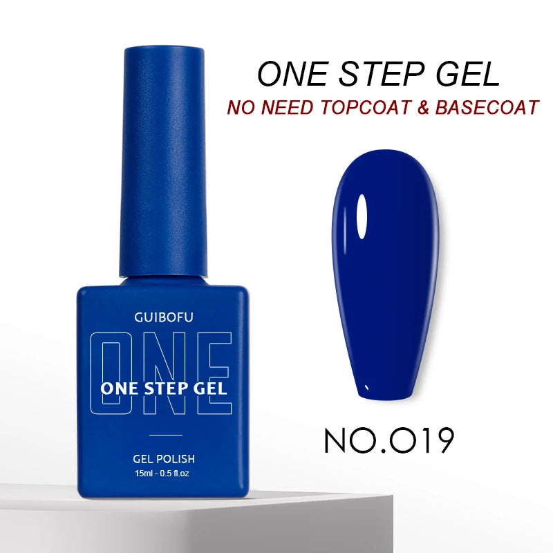 3in1 Gel One Step Gel (no need topcoat and basecoat) 27 colors Series 15ml Gel Nail Polish Set Fall Shine Finish Semi Permanent