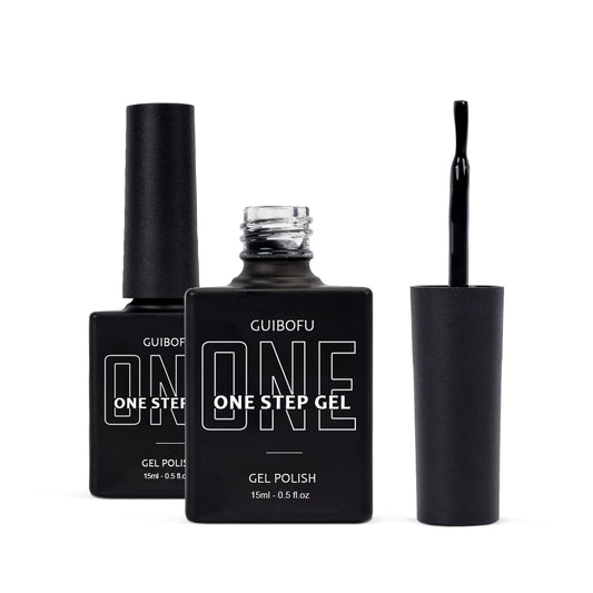 3in1 Gel One Step Gel (no need topcoat and basecoat) 27 colors Series 15ml Gel Nail Polish Set Fall Shine Finish Semi Permanent